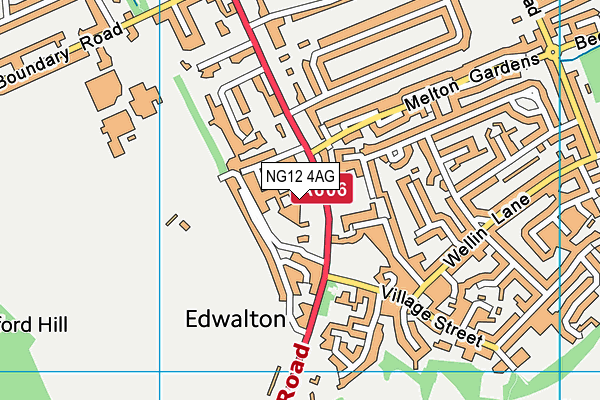 Map of ADDISON HORSLEY LIMITED at district scale