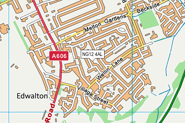 NG12 4AL map - OS VectorMap District (Ordnance Survey)