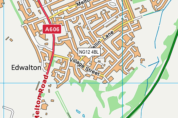 NG12 4BL map - OS VectorMap District (Ordnance Survey)