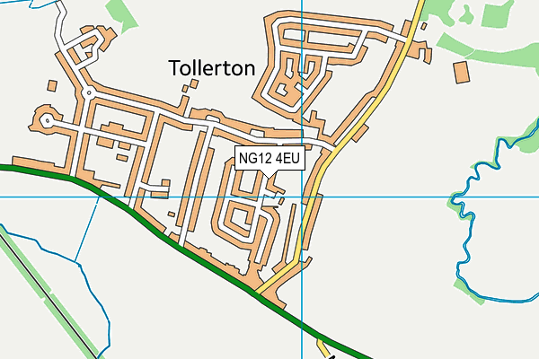 NG12 4EU map - OS VectorMap District (Ordnance Survey)