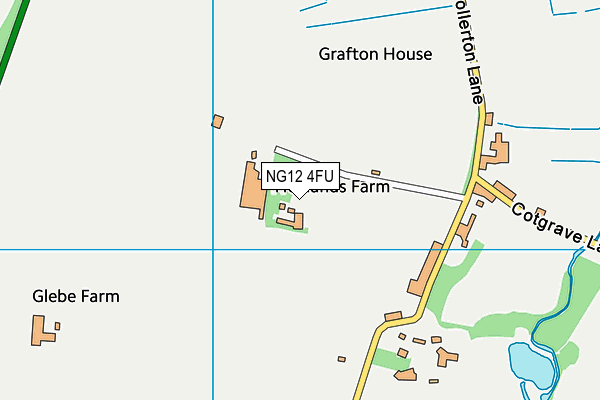 NG12 4FU map - OS VectorMap District (Ordnance Survey)