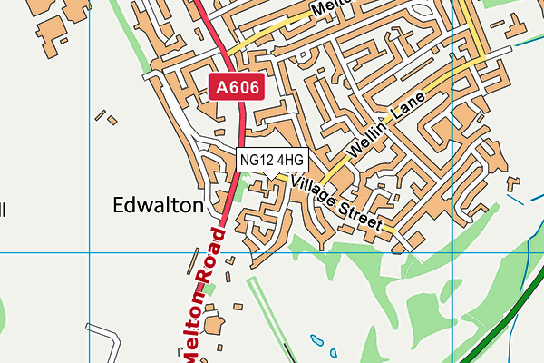 NG12 4HG map - OS VectorMap District (Ordnance Survey)