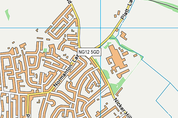 Map of M J JOY LTD at district scale
