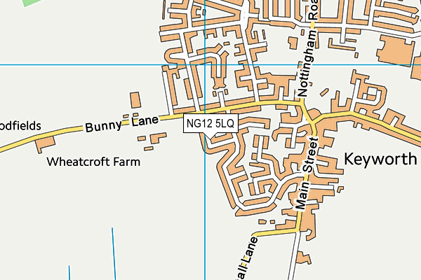 NG12 5LQ map - OS VectorMap District (Ordnance Survey)