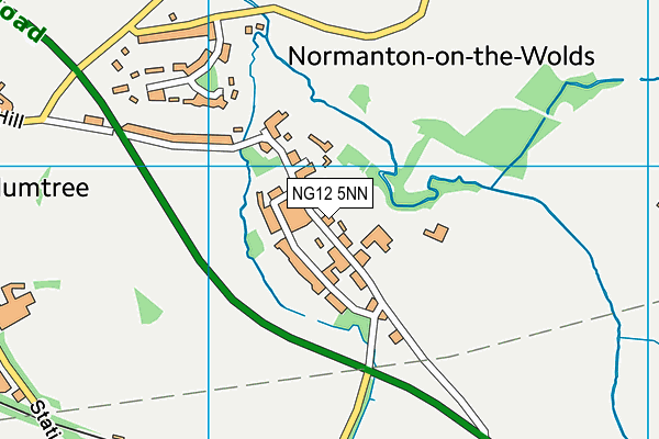 NG12 5NN map - OS VectorMap District (Ordnance Survey)