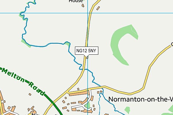 NG12 5NY map - OS VectorMap District (Ordnance Survey)