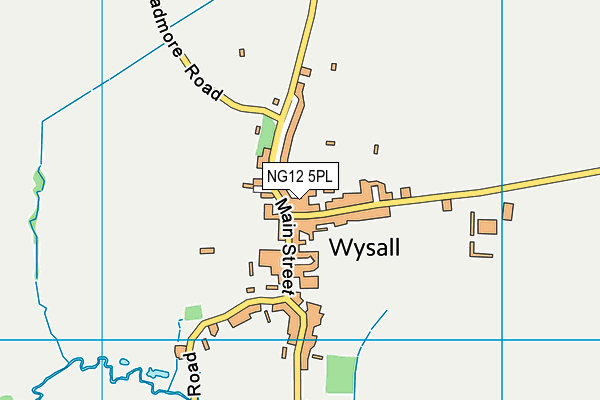 NG12 5PL map - OS VectorMap District (Ordnance Survey)