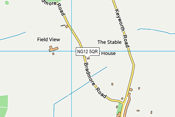 NG12 5QR map - OS VectorMap District (Ordnance Survey)