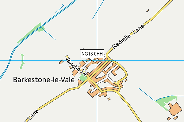 NG13 0HH map - OS VectorMap District (Ordnance Survey)
