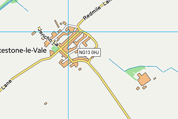 NG13 0HJ map - OS VectorMap District (Ordnance Survey)