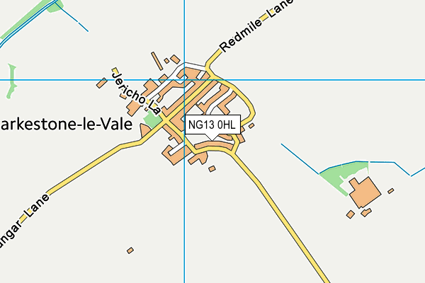 NG13 0HL map - OS VectorMap District (Ordnance Survey)