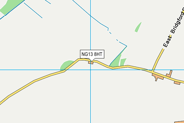 NG13 8HT map - OS VectorMap District (Ordnance Survey)