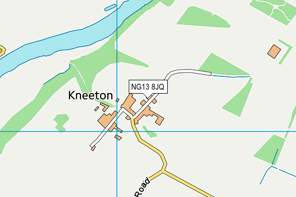 NG13 8JQ map - OS VectorMap District (Ordnance Survey)