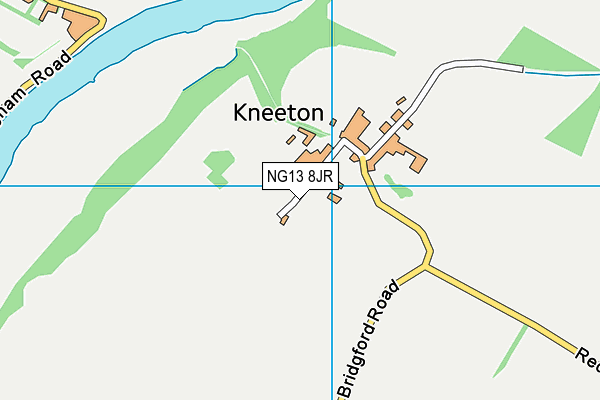 NG13 8JR map - OS VectorMap District (Ordnance Survey)