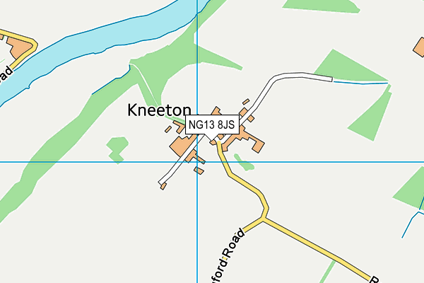 NG13 8JS map - OS VectorMap District (Ordnance Survey)