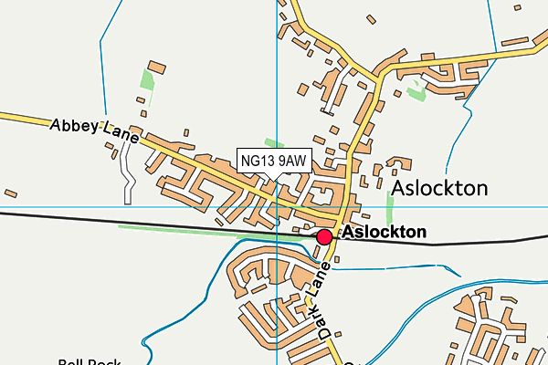 Archbishop Cranmer Church of England Academy map (NG13 9AW) - OS VectorMap District (Ordnance Survey)