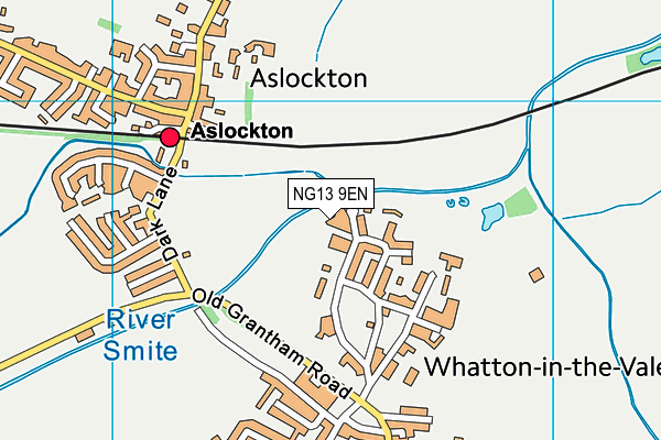 NG13 9EN map - OS VectorMap District (Ordnance Survey)