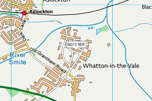 NG13 9ER map - OS VectorMap District (Ordnance Survey)