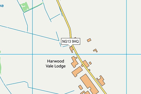 NG13 9HQ map - OS VectorMap District (Ordnance Survey)