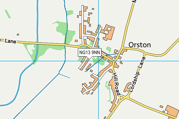 NG13 9NN map - OS VectorMap District (Ordnance Survey)