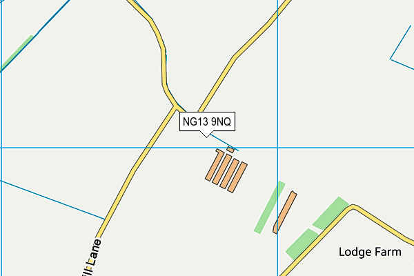 NG13 9NQ map - OS VectorMap District (Ordnance Survey)