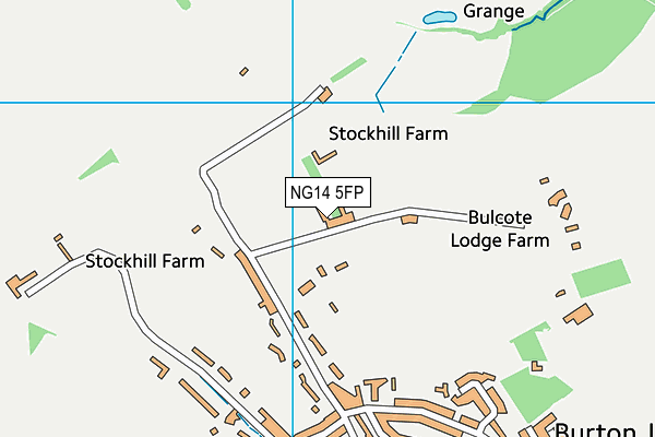 NG14 5FP map - OS VectorMap District (Ordnance Survey)