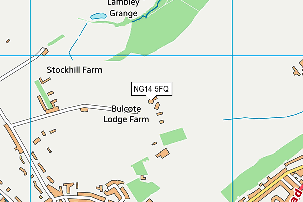 NG14 5FQ map - OS VectorMap District (Ordnance Survey)