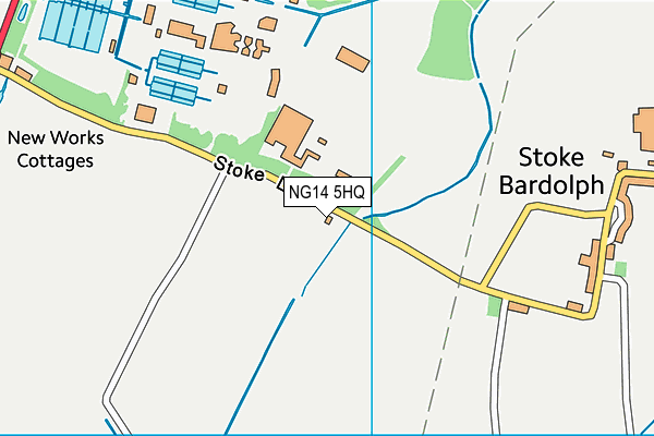 NG14 5HQ map - OS VectorMap District (Ordnance Survey)