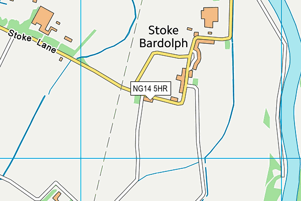 NG14 5HR map - OS VectorMap District (Ordnance Survey)