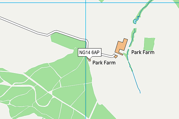 NG14 6AP map - OS VectorMap District (Ordnance Survey)