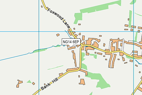 NG14 6EP map - OS VectorMap District (Ordnance Survey)