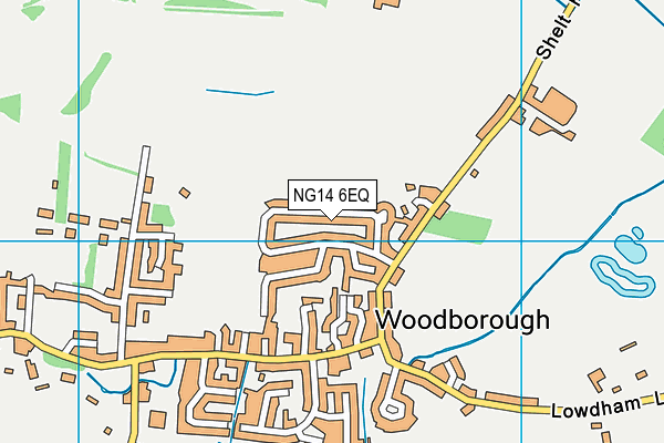 NG14 6EQ map - OS VectorMap District (Ordnance Survey)