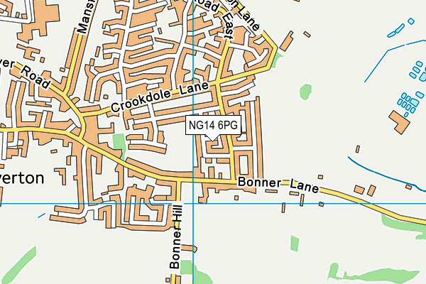 NG14 6PG map - OS VectorMap District (Ordnance Survey)