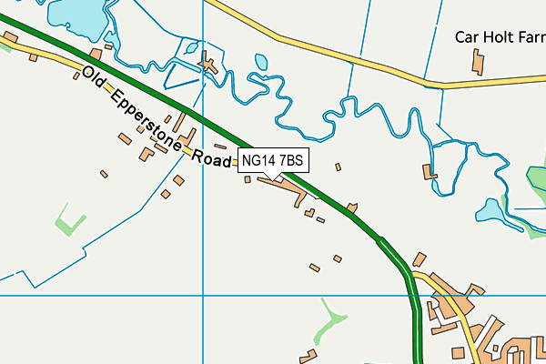 NG14 7BS map - OS VectorMap District (Ordnance Survey)