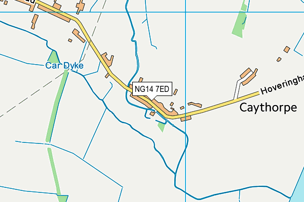 NG14 7ED map - OS VectorMap District (Ordnance Survey)