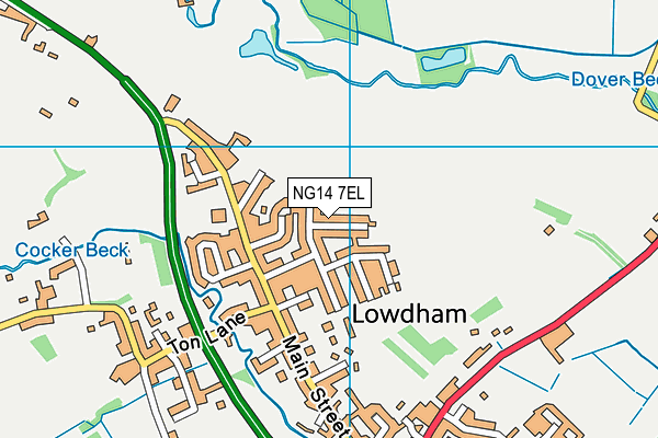 Map of DISTRICT 23 BILLINGHAM LIMITED at district scale