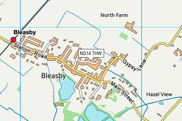 Map of BLEASBY DEVELOPMENTS LTD at district scale