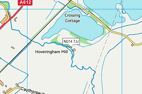 NG14 7JJ map - OS VectorMap District (Ordnance Survey)