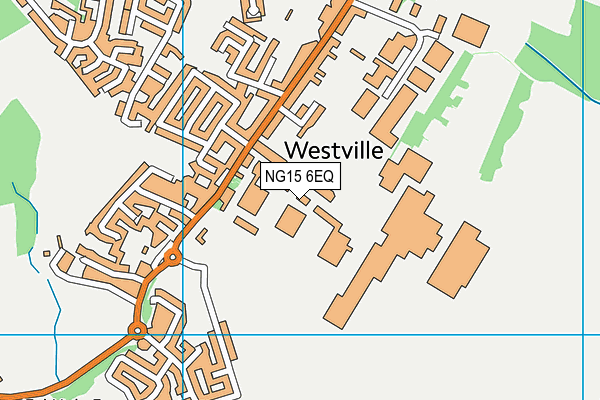 NG15 6EQ map - OS VectorMap District (Ordnance Survey)
