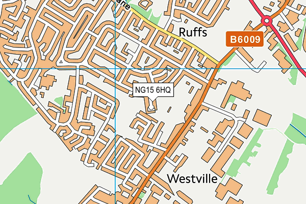NG15 6HQ map - OS VectorMap District (Ordnance Survey)