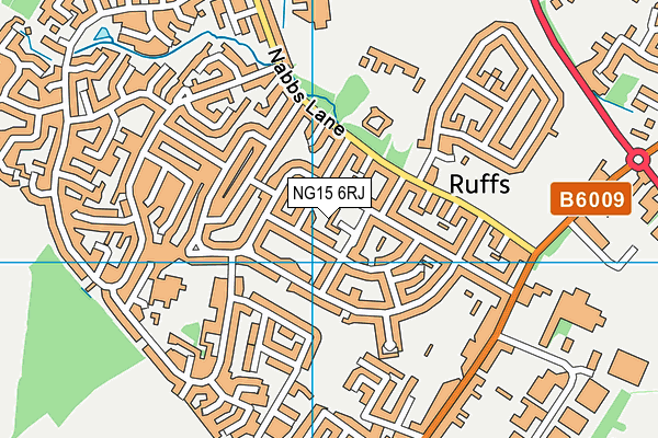 NG15 6RJ map - OS VectorMap District (Ordnance Survey)