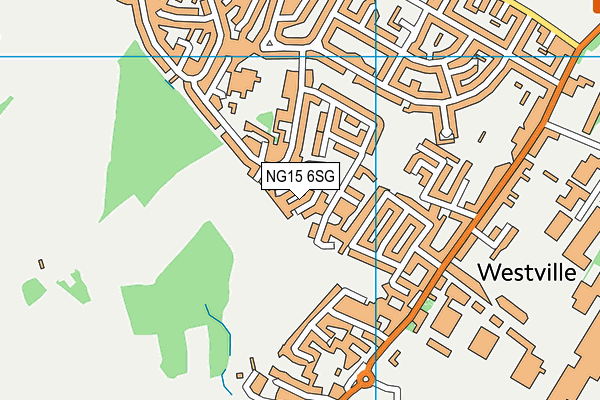 Map of WOODLANDS CLEANING LIMITED at district scale