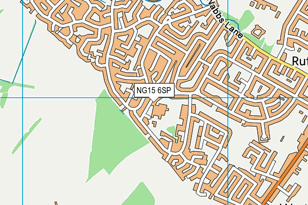 NG15 6SP map - OS VectorMap District (Ordnance Survey)