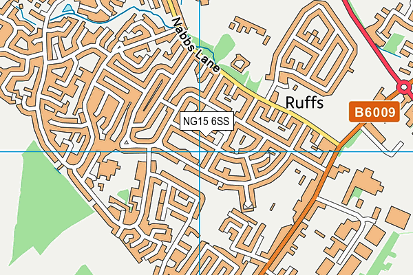 NG15 6SS map - OS VectorMap District (Ordnance Survey)