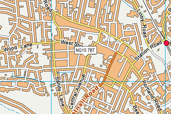 Map of VALET A VAN LTD at district scale