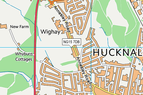 Map of ELEGANCE BY DESIGN (HUCKNALL) LIMITED at district scale