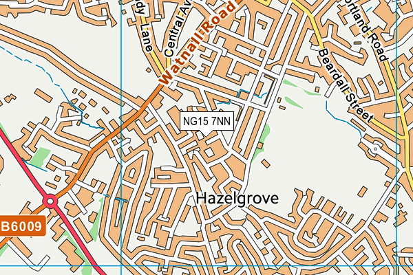 NG15 7NN map - OS VectorMap District (Ordnance Survey)