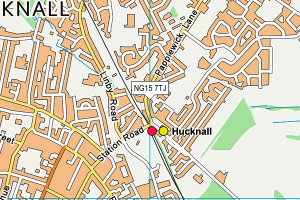 Map of THE ORCHARD CARE HOME LIMITED at district scale