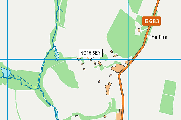 NG15 8EY map - OS VectorMap District (Ordnance Survey)
