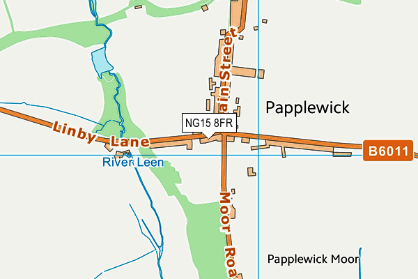 NG15 8FR map - OS VectorMap District (Ordnance Survey)